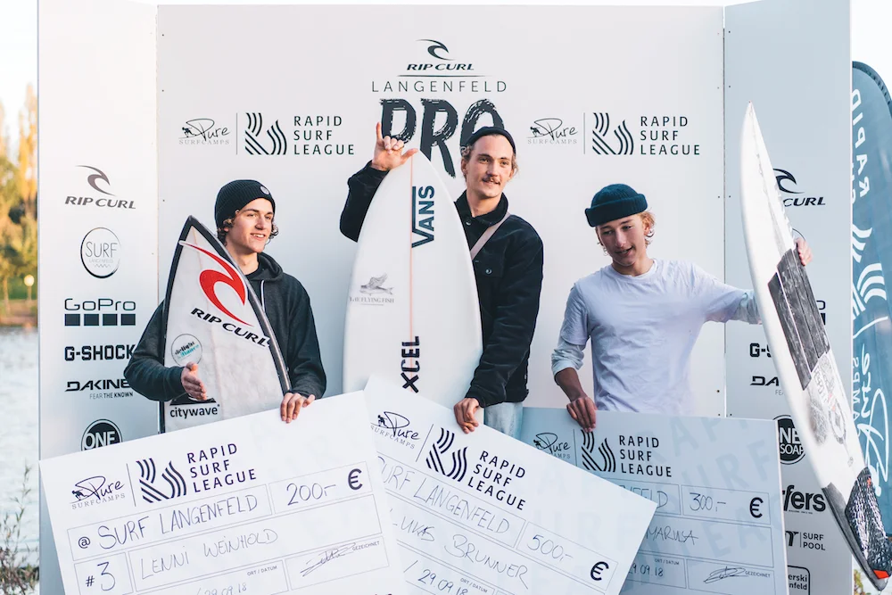 Lenni Weinhold, Lukas Brunner, Nicolas Marusa; Fotos von Simon Fitz
