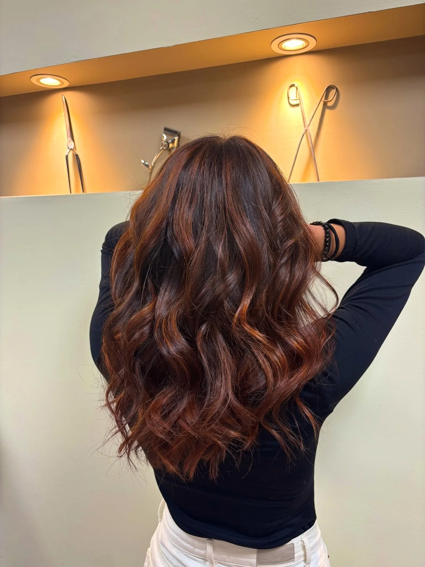 Balayage dans les tons automnale r&eacute;alis&eacute; par charlotte 🍁🍂✨