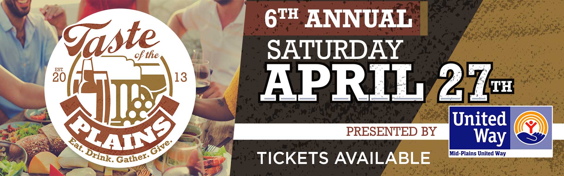 Do you love to try new food, wine, beer and whiskey? Love live music? Is supporting local non-profits your passion? If you said yes, then you won’t want to miss Mid-Plains United Way’s 6th Annual Taste of the Plains at North Platte, Nebraska on April 27, 2019 ! Come out to the newly updated Ramada Inn to sample foods and drinks from across the state and vote for your favorites! Winners will be given a plaque, and we will announce next year’s partner non-profit agencies. You’ll be able to jam out to music from Big Daddy B & The Wrecking Machine while you shop local vendor booths, bid on silent auction items, and play games like corn hole, jumbo jenga, ring toss and water pong. Want to keep the party going when the band quits? So do we! — That’s why we will have karaoke after 7 p.m. All proceeds from the night go to benefit our partner agencies.