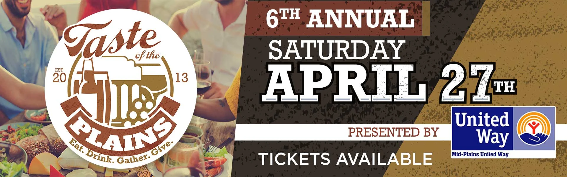 Do you love to try new food, wine, beer and whiskey? Love live music? Is supporting local non-profits your passion? If you said yes, then you won’t want to miss Mid-Plains United Way’s 6th Annual Taste of the Plains at North Platte, Nebraska on April 27, 2019 ! Come out to the newly updated Ramada Inn to sample foods and drinks from across the state and vote for your favorites! Winners will be given a plaque, and we will announce next year’s partner non-profit agencies. You’ll be able to jam out to music from Big Daddy B & The Wrecking Machine while you shop local vendor booths, bid on silent auction items, and play games like corn hole, jumbo jenga, ring toss and water pong. Want to keep the party going when the band quits? So do we! — That’s why we will have karaoke after 7 p.m. All proceeds from the night go to benefit our partner agencies.