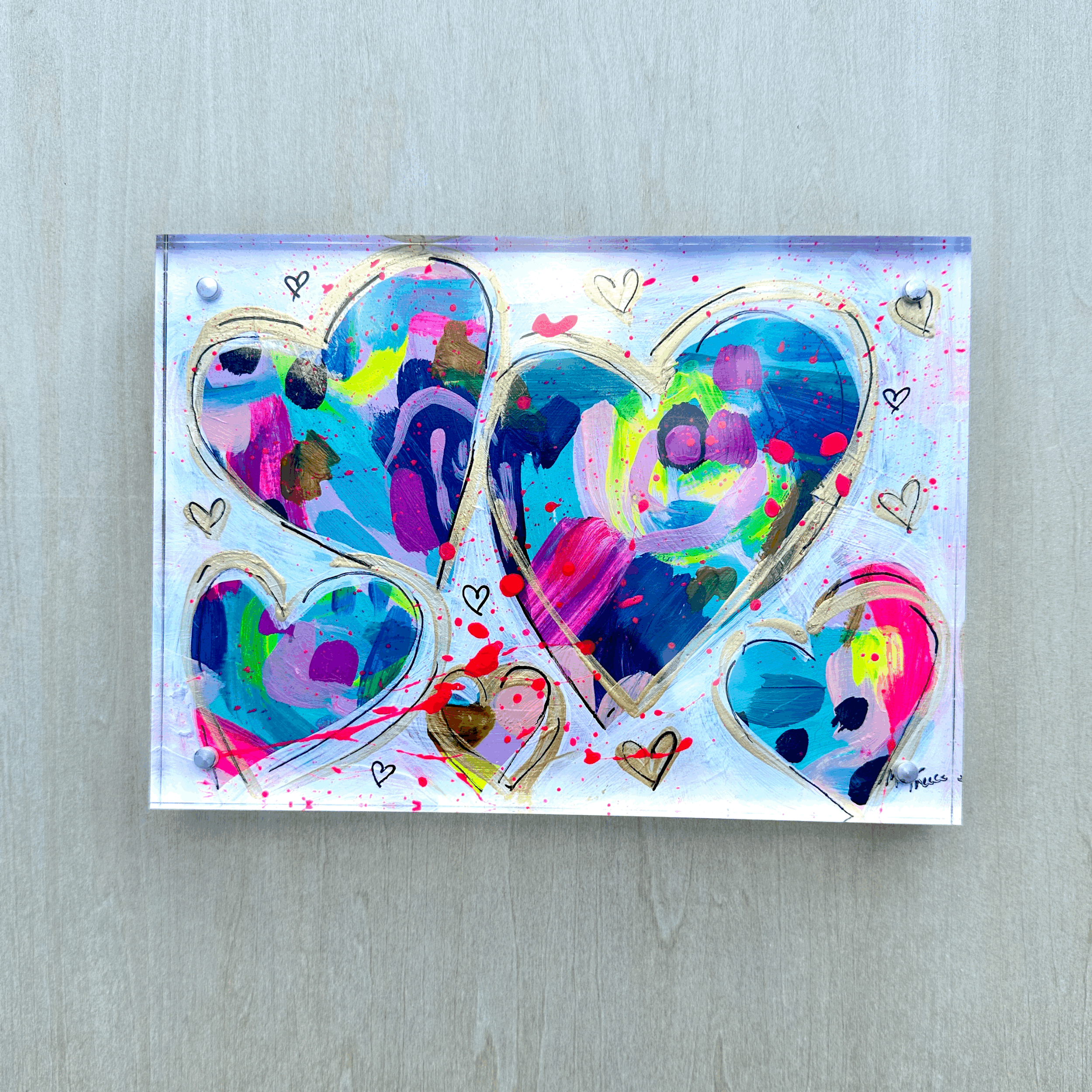 Acrylic Heart 3