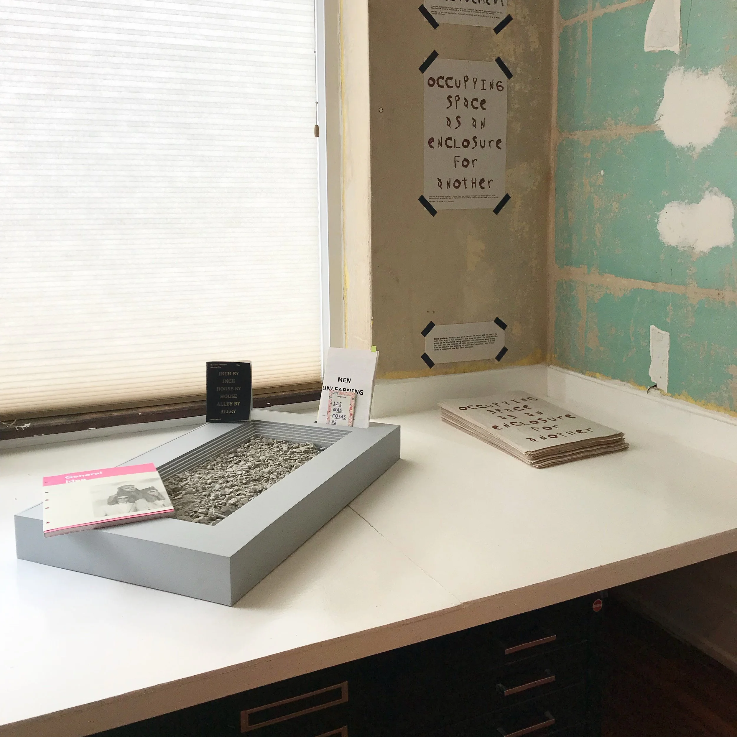 GenderFail's current installation at SEDIMENT, up through January 21, 2018. 