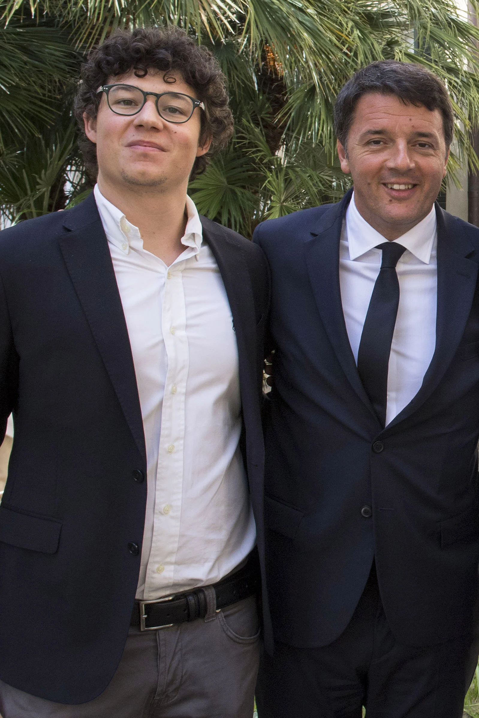 Antonio Davola di Ales Tech e il Presidente del Consiglio, Matteo Renzi