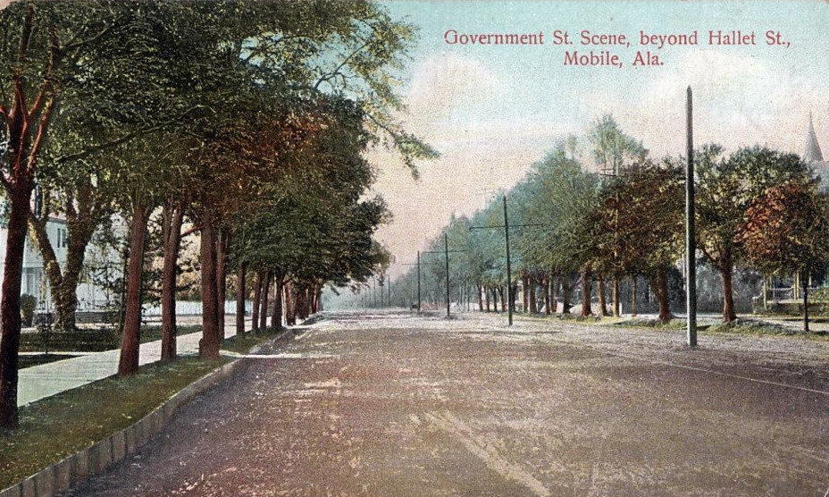 Government Street beyond Hallet Street