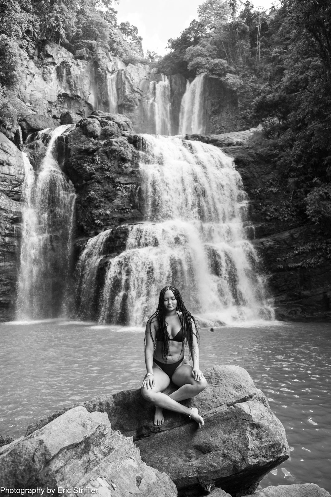 A quiet moment by the not-so-quiet waterfalls