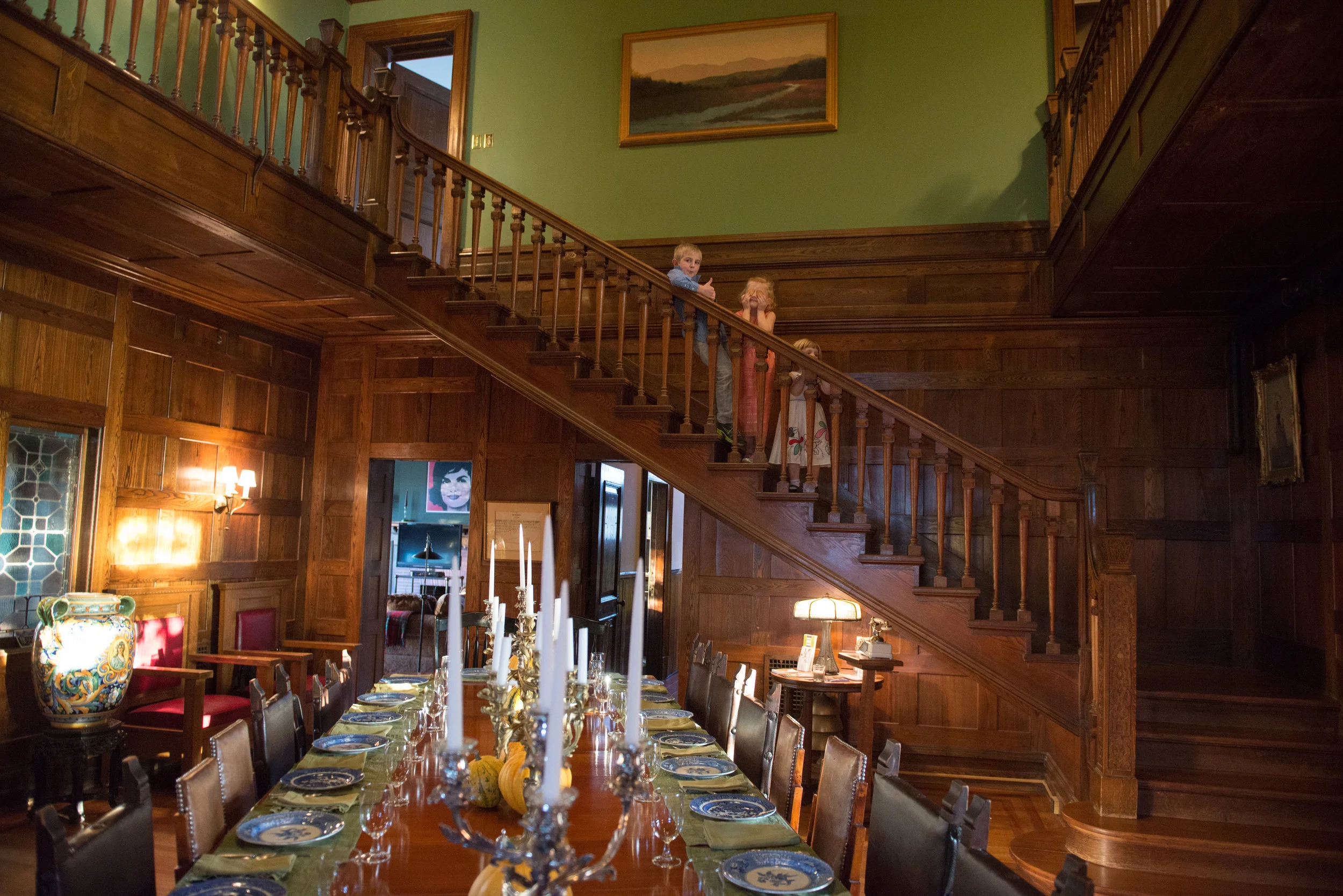 And great meals, like this Thanksgiving dinner at my uncle Windle's bed and breakfast in Hudson, New York