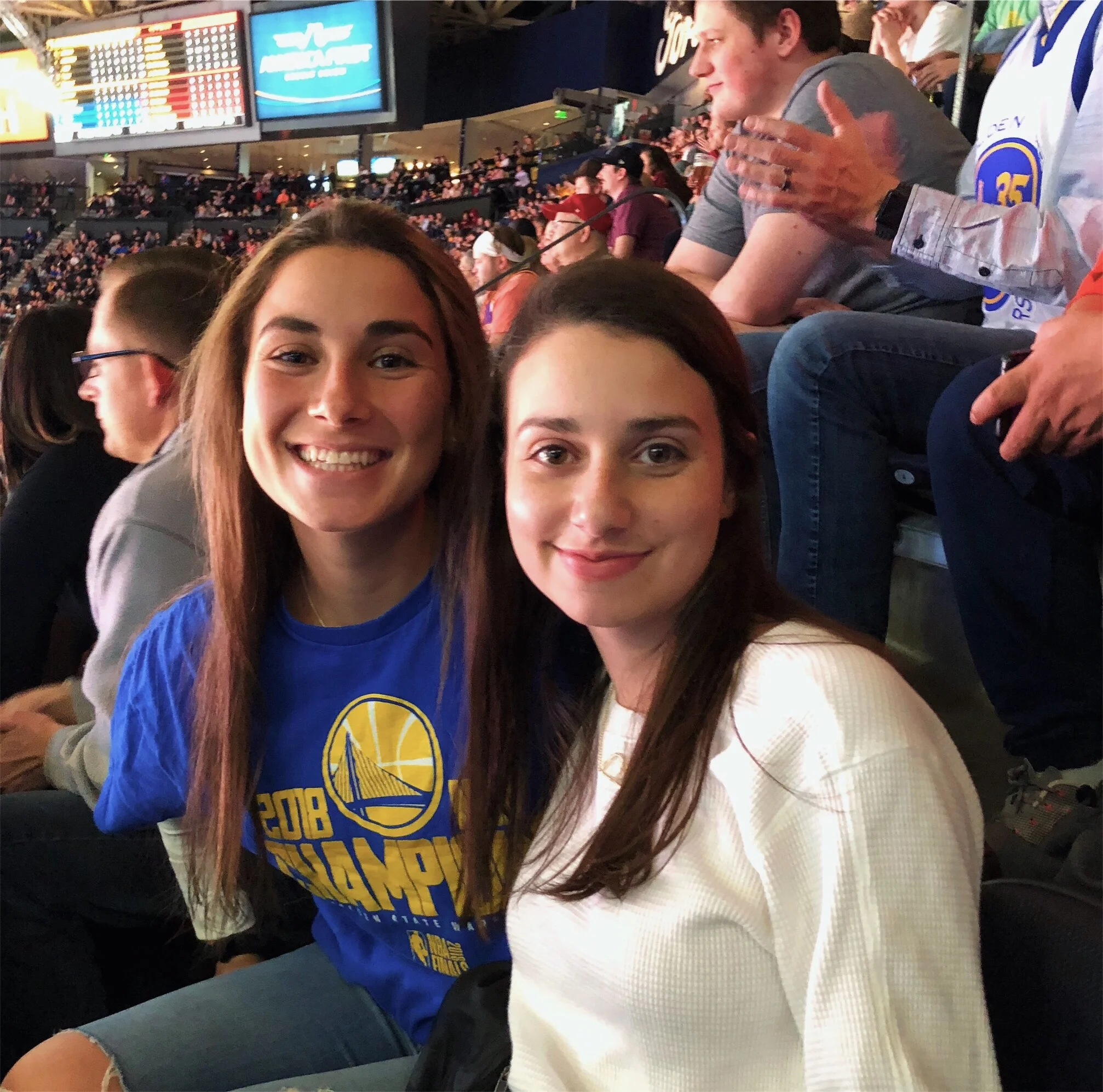 Sophia with her sister, Rose (MTS 2016).