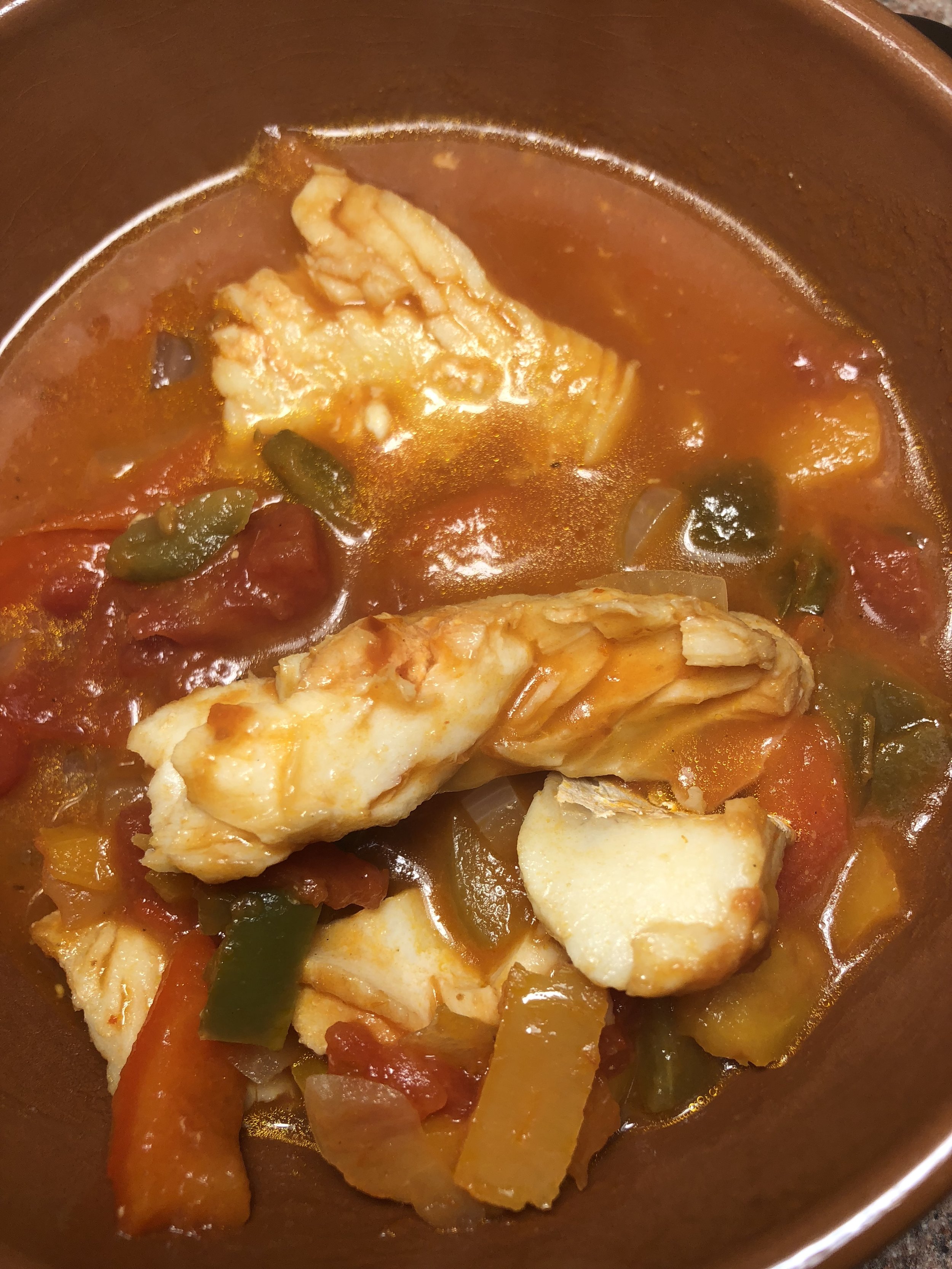 Improvised Fish Stew