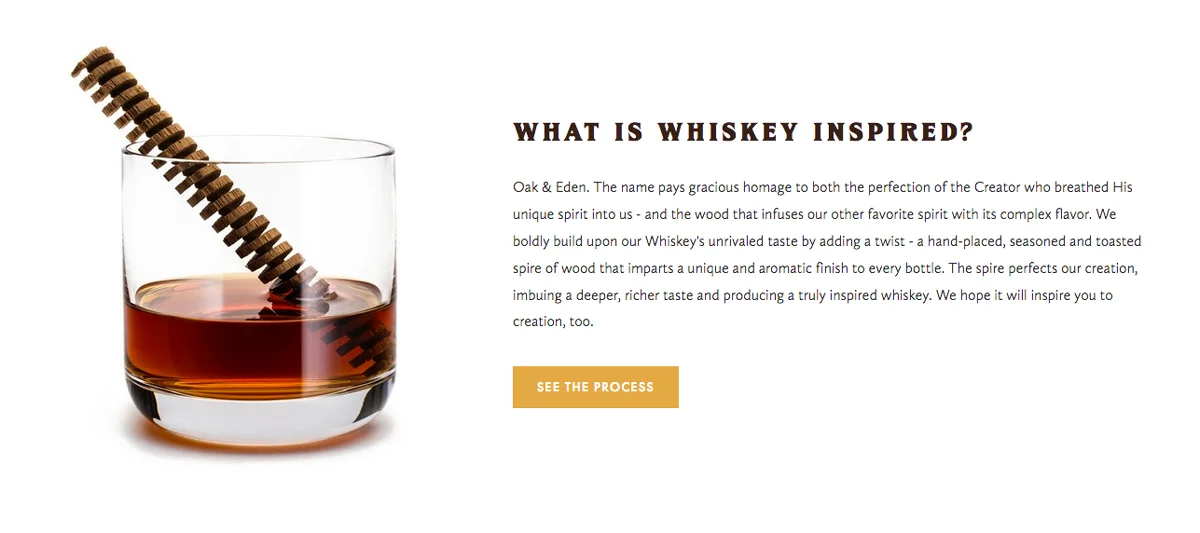 Above and below: product and cocktail photography for Oak & Eden's website.