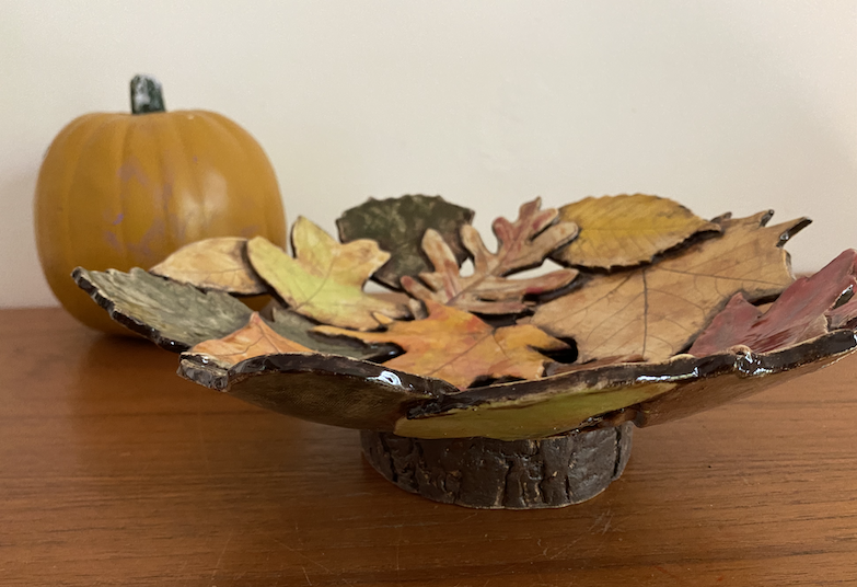 Use Fall Leaves to Create a Bowl or Wall Hanging