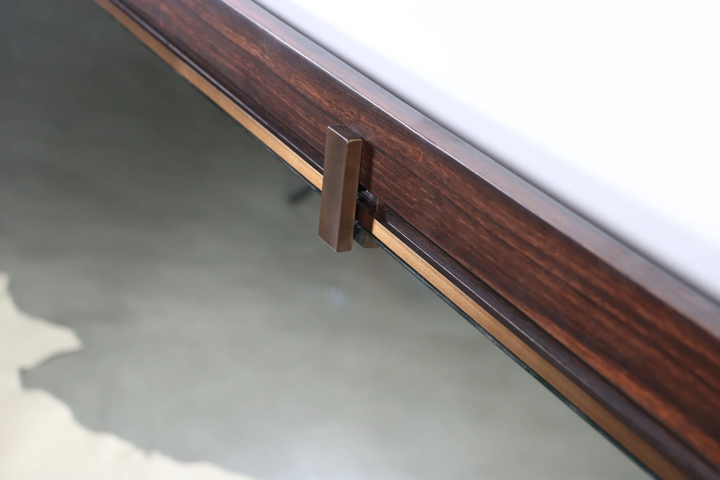 04 Macassar Ebony and Bronze Hanging Mirror by Costantini.JPG