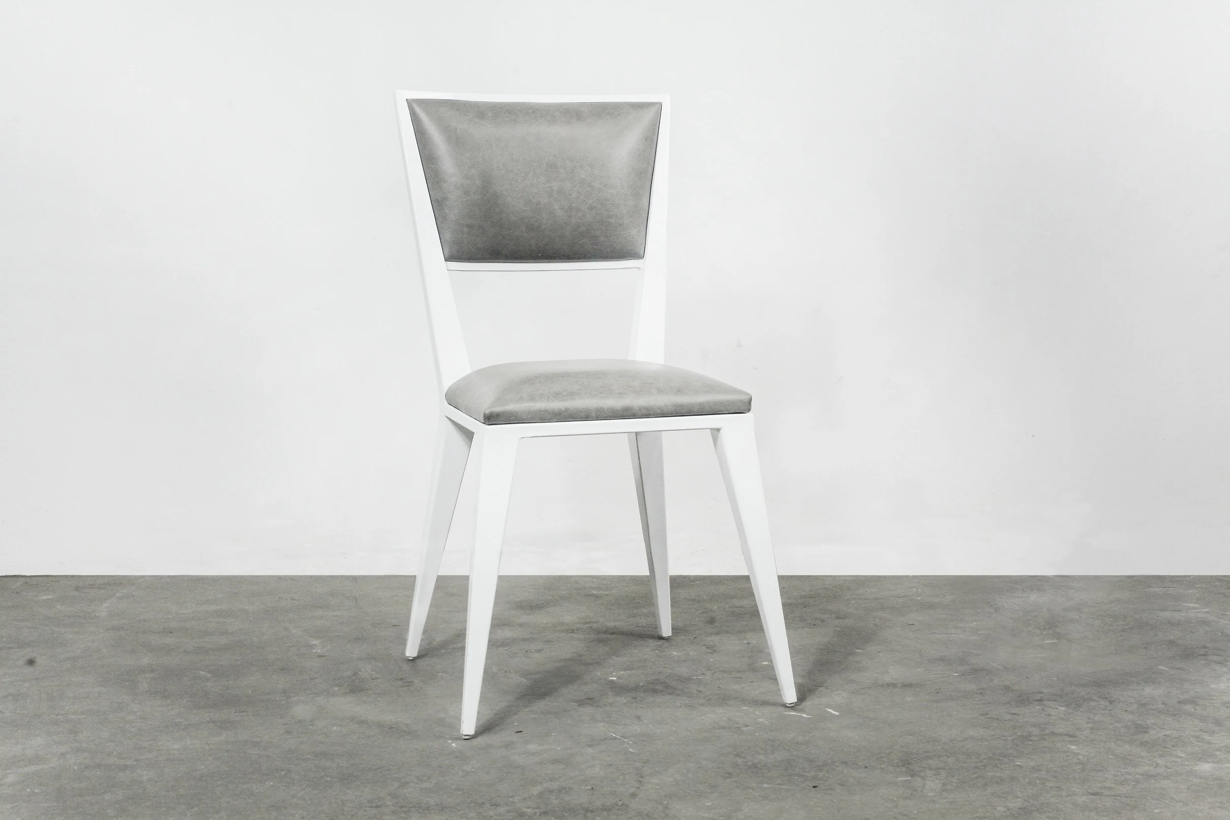 01 Rodelio Bianco Chair - Leather and Metal from Costantini.jpg