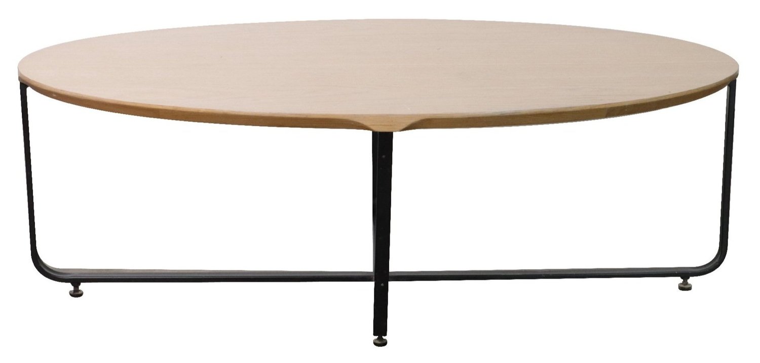 Oval Oak Coffee Table — Costantini