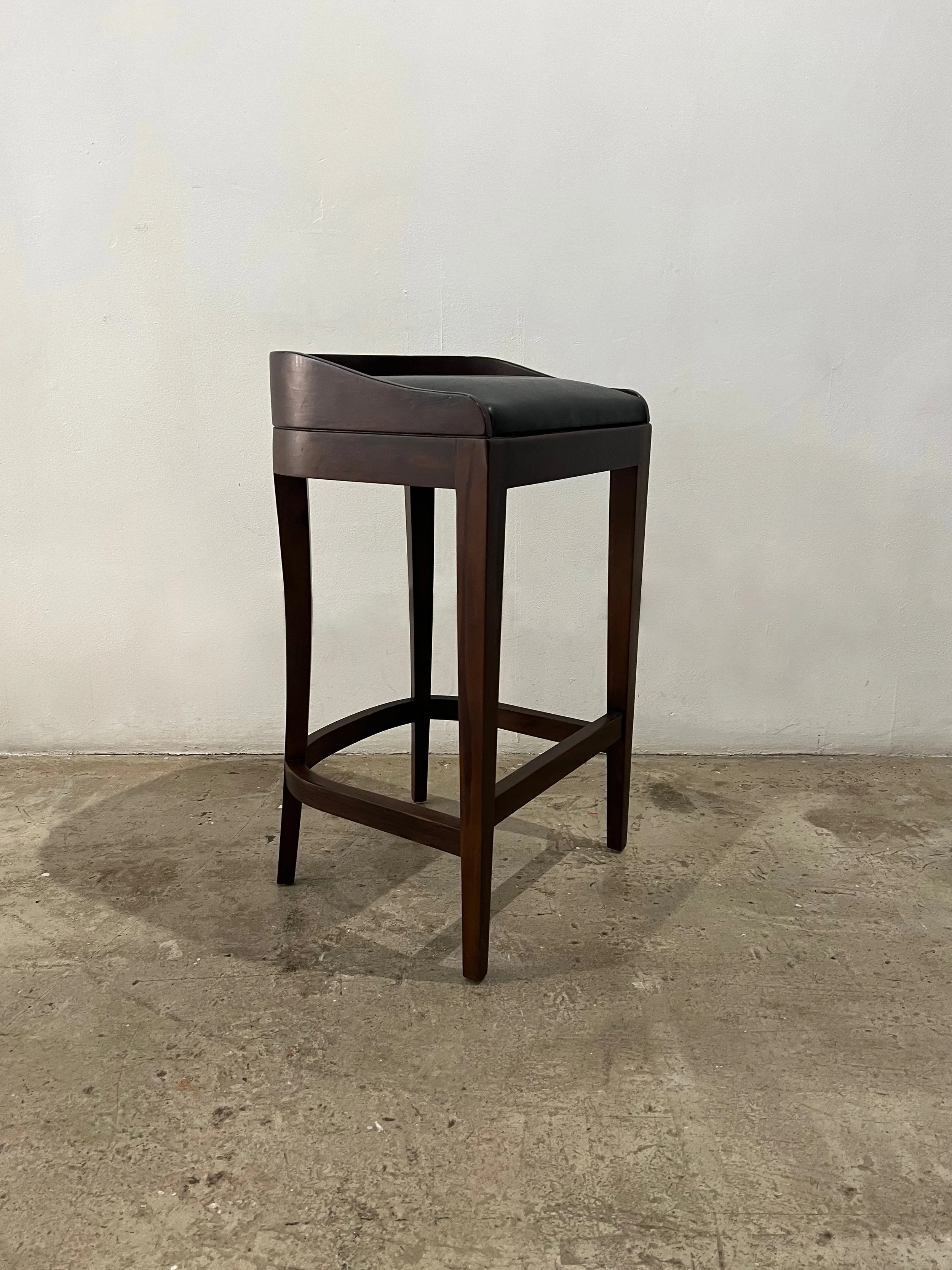 Pia Stool in Black Leather by Costantini 00.jpeg