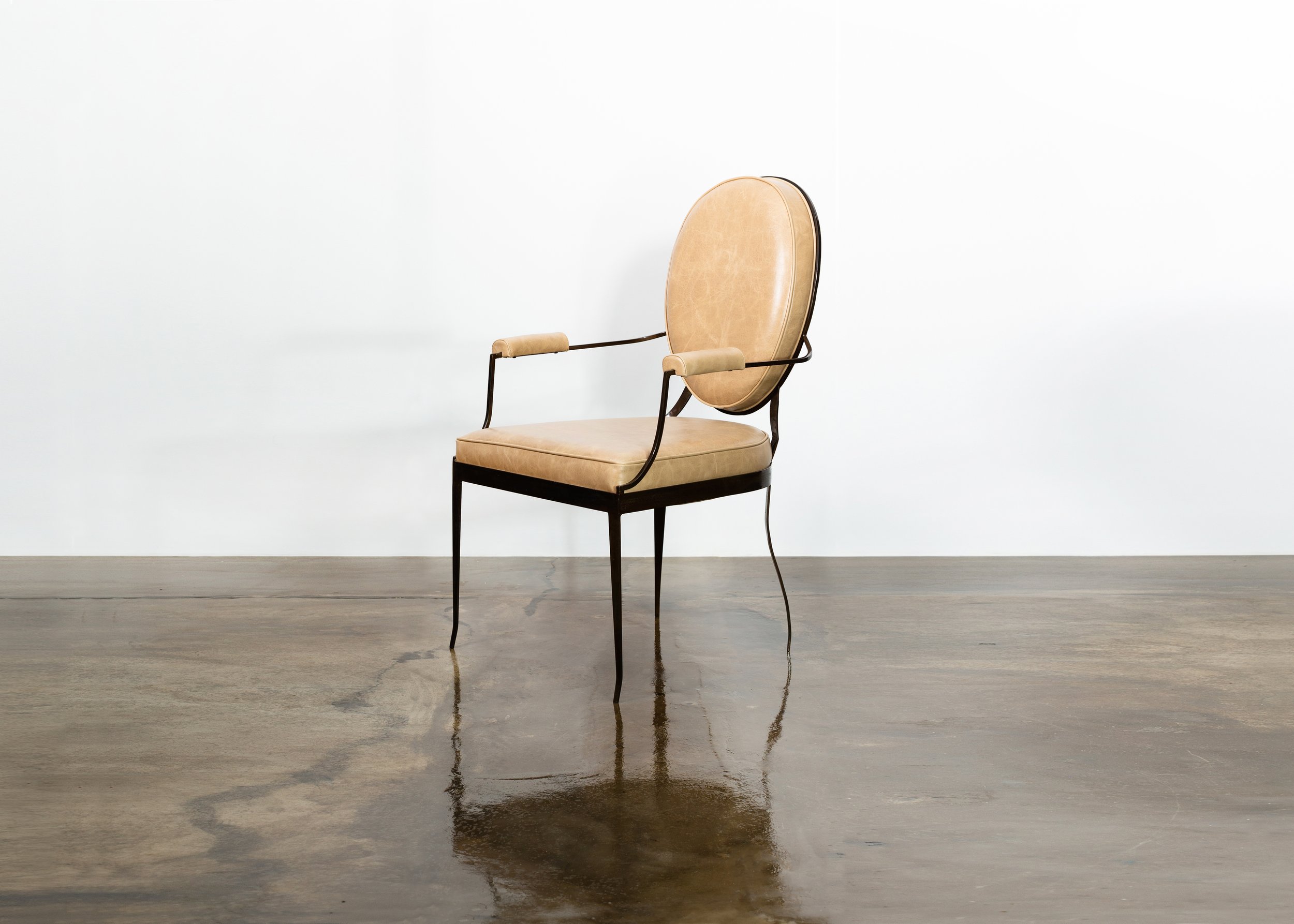 Andre Hand Forged Iron Chair in Style of Andre Arbus by Costantini 00.jpg