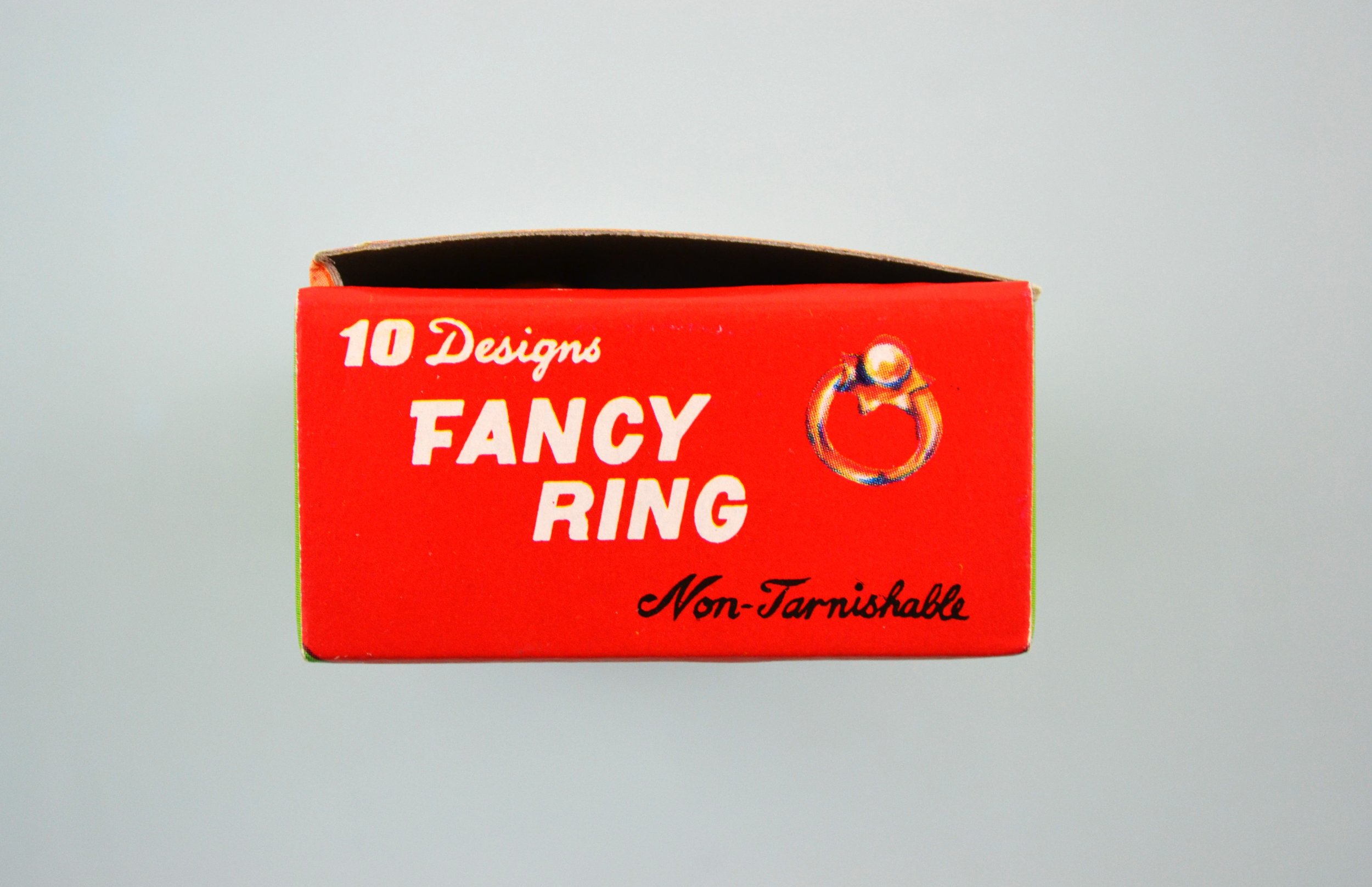 Vintage Children's Fancy Ring Adjustable Non-Tarnishable with Original ...