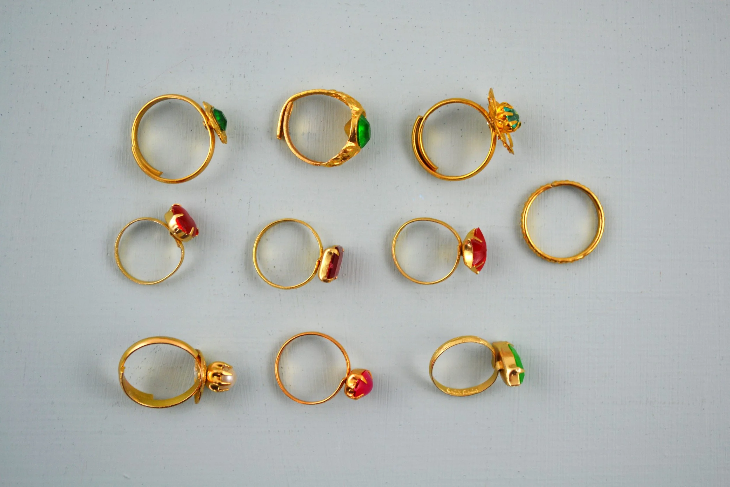 Vintage Children's Fancy Ring Adjustable Non-Tarnishable with Original ...