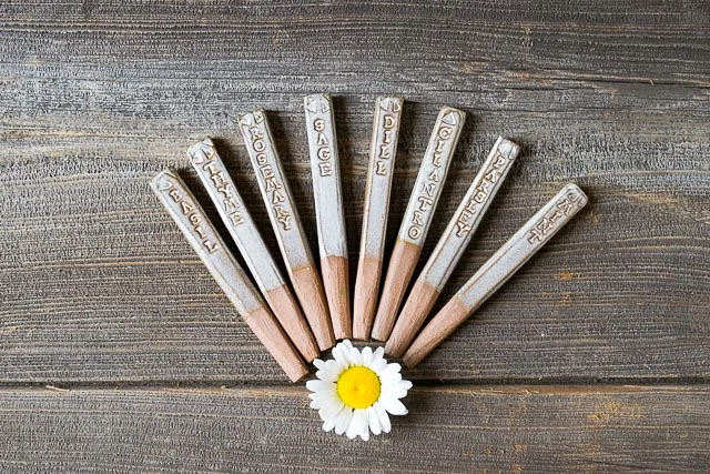 Kitchen Garden Herb Markers