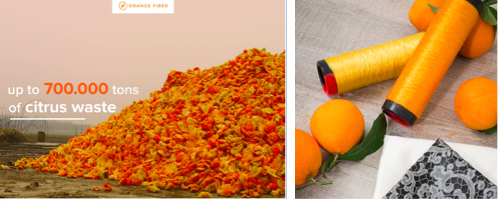 Orange Fiber produce fabrics from orange peel