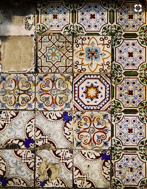 These missing tiles could easily be replaced with similar or complementary different designs.