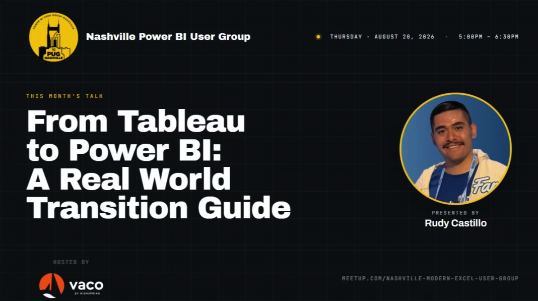 From Tableau to Power BI: A Real World Transition Guide