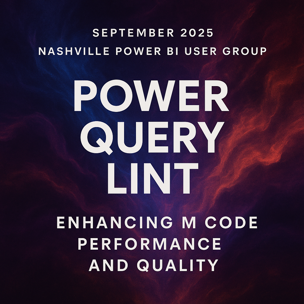 Power Query Lint: Enhancing M Code Performance and Quality