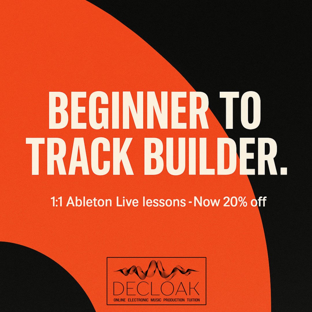 Start from scratch. End up building full tracks.
Then get 40% off the Masterclass when you finish.

The Beginners Course is designed for people who&rsquo;ve never used Ableton before. You&rsquo;ll go from opening the software for the first time to fi