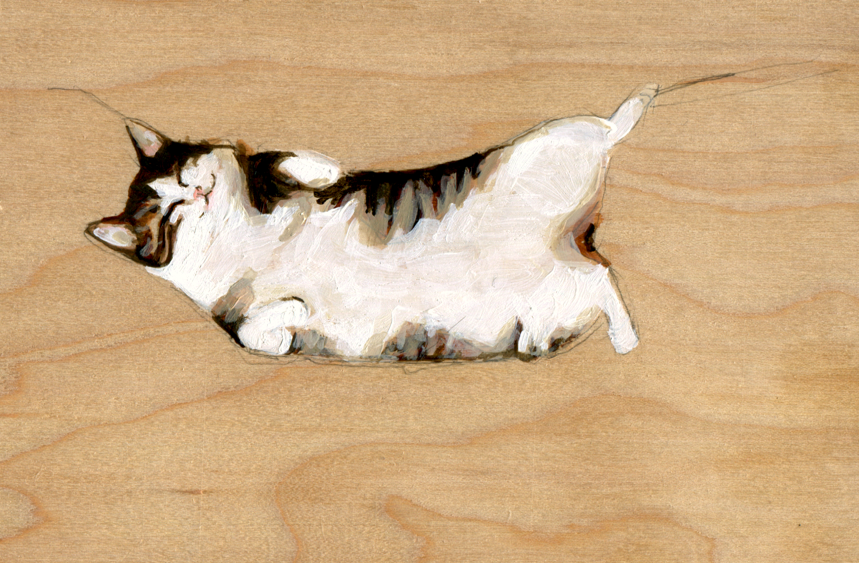 the happiest cat in the world.