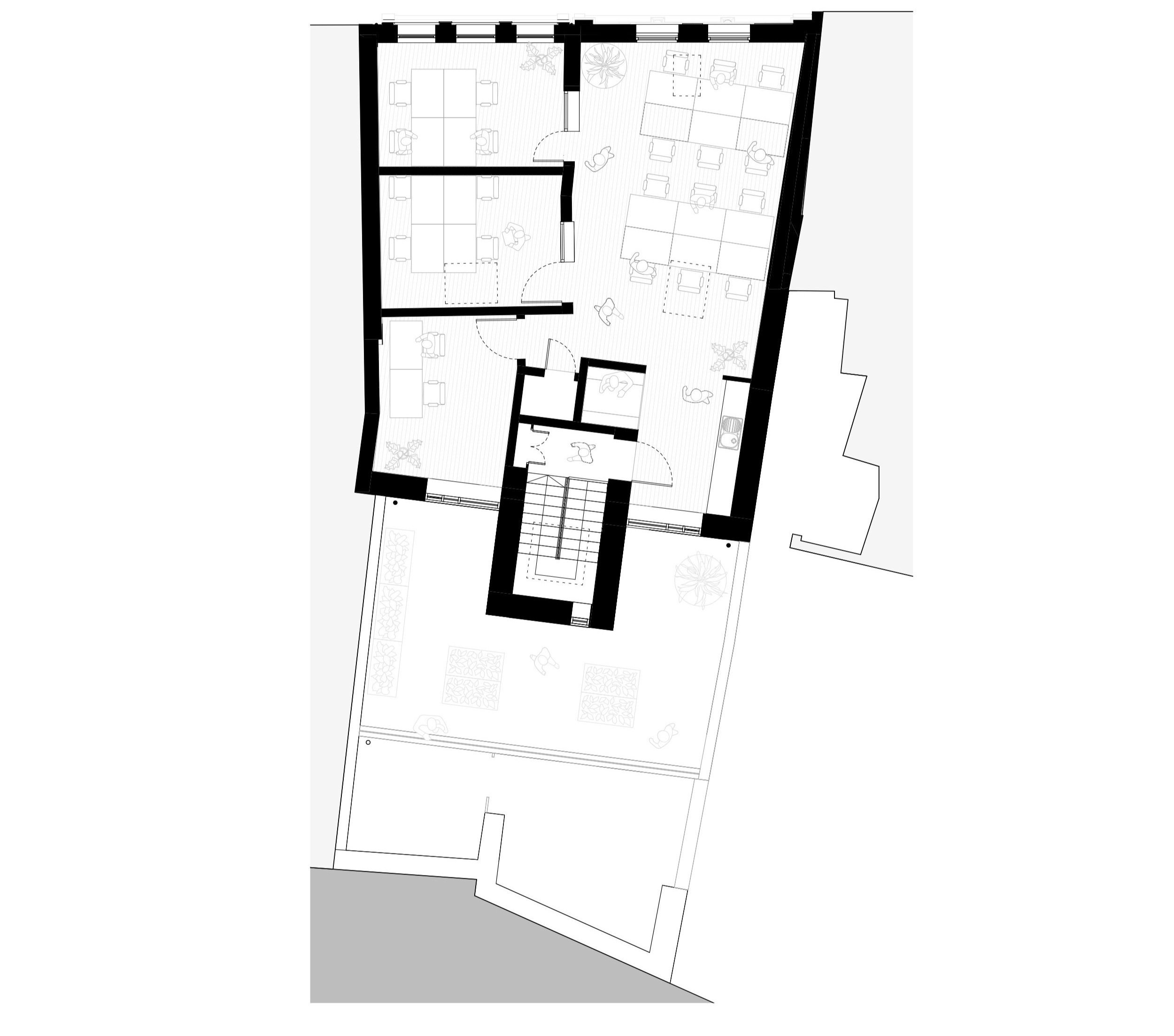 Proposed second floor