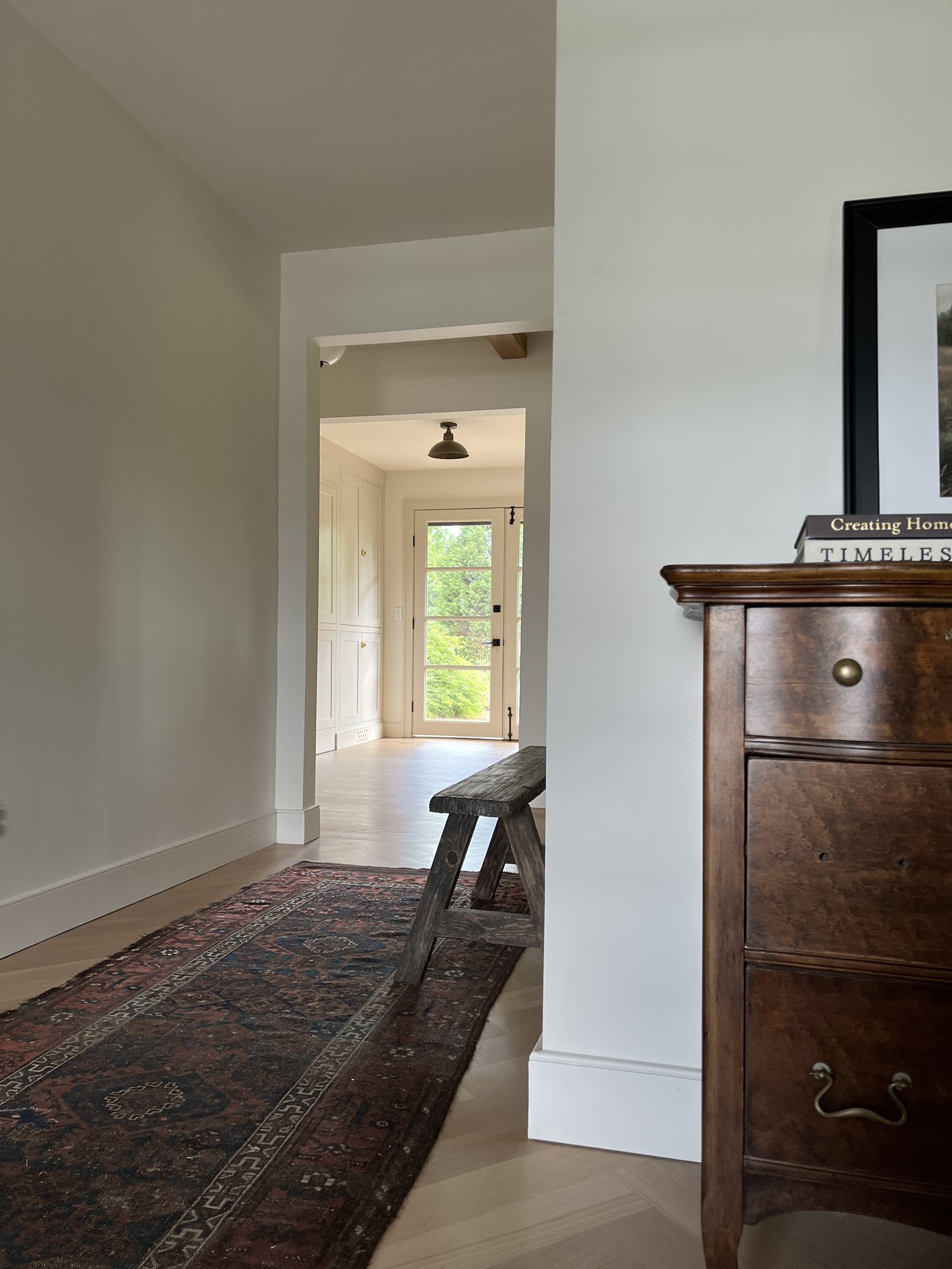 our back foyer is our new favorite space!