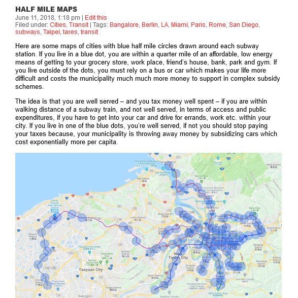 HALF MILE MAPS