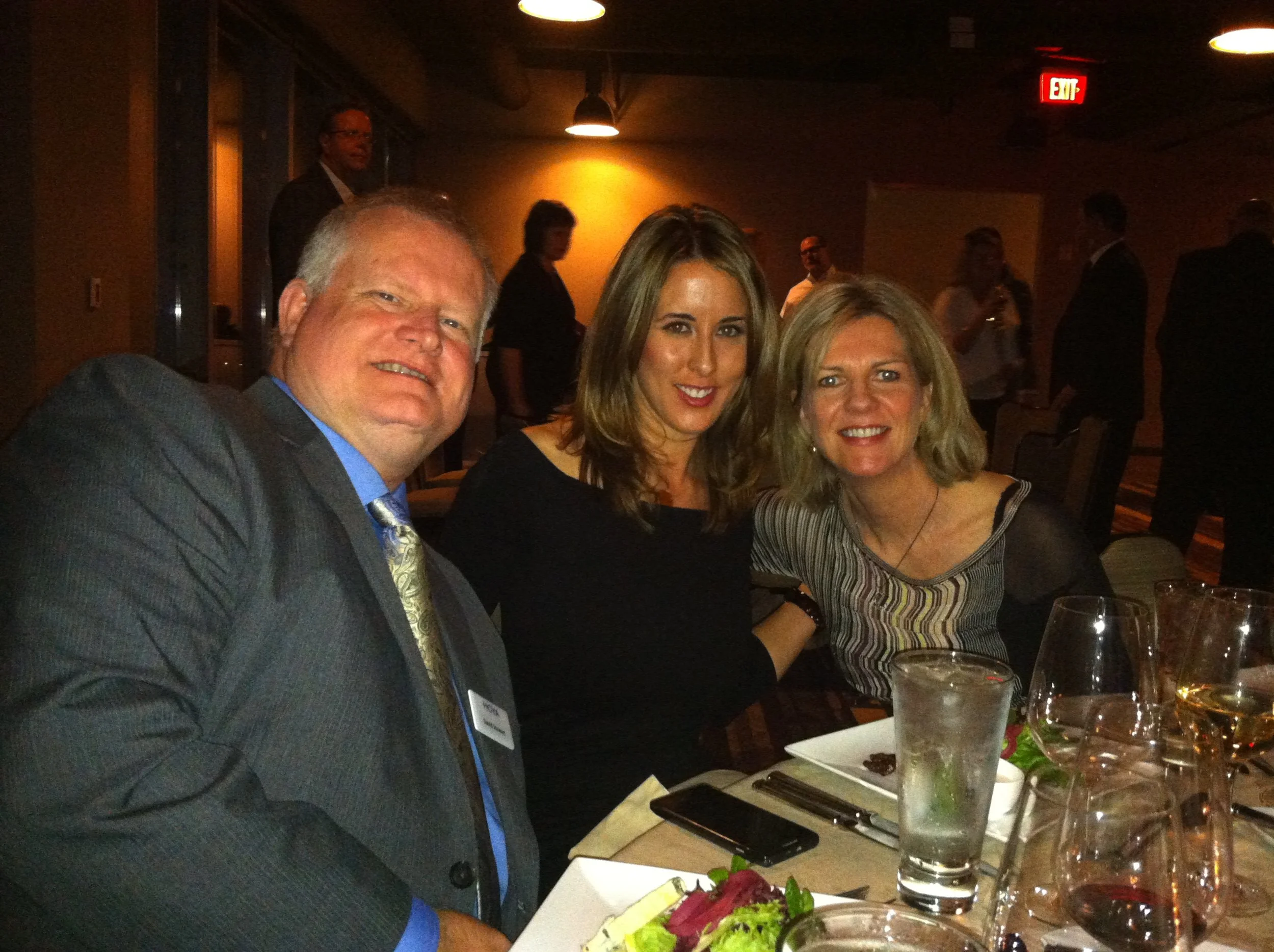 Two of my favorite people that I had the pleasure to work with for over 6 years...David Stewart and Sarah Caron - great times indeed.