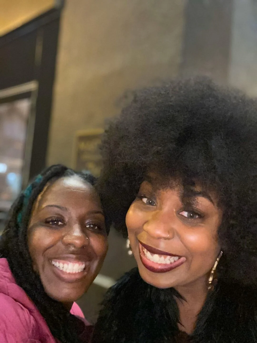 With a really cool person!