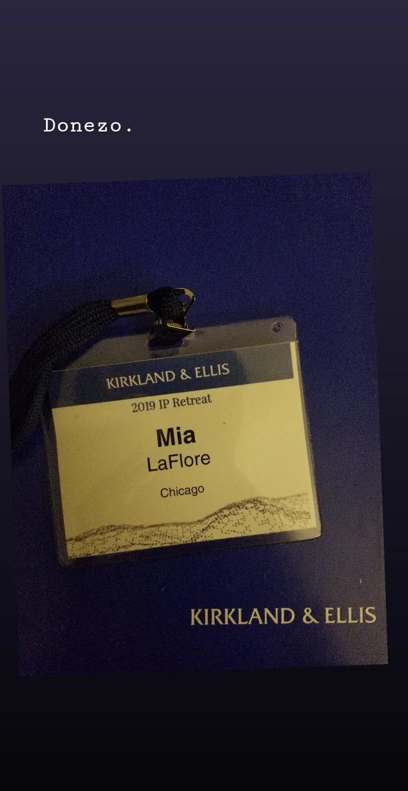 5. I was a speaker at a few work tings