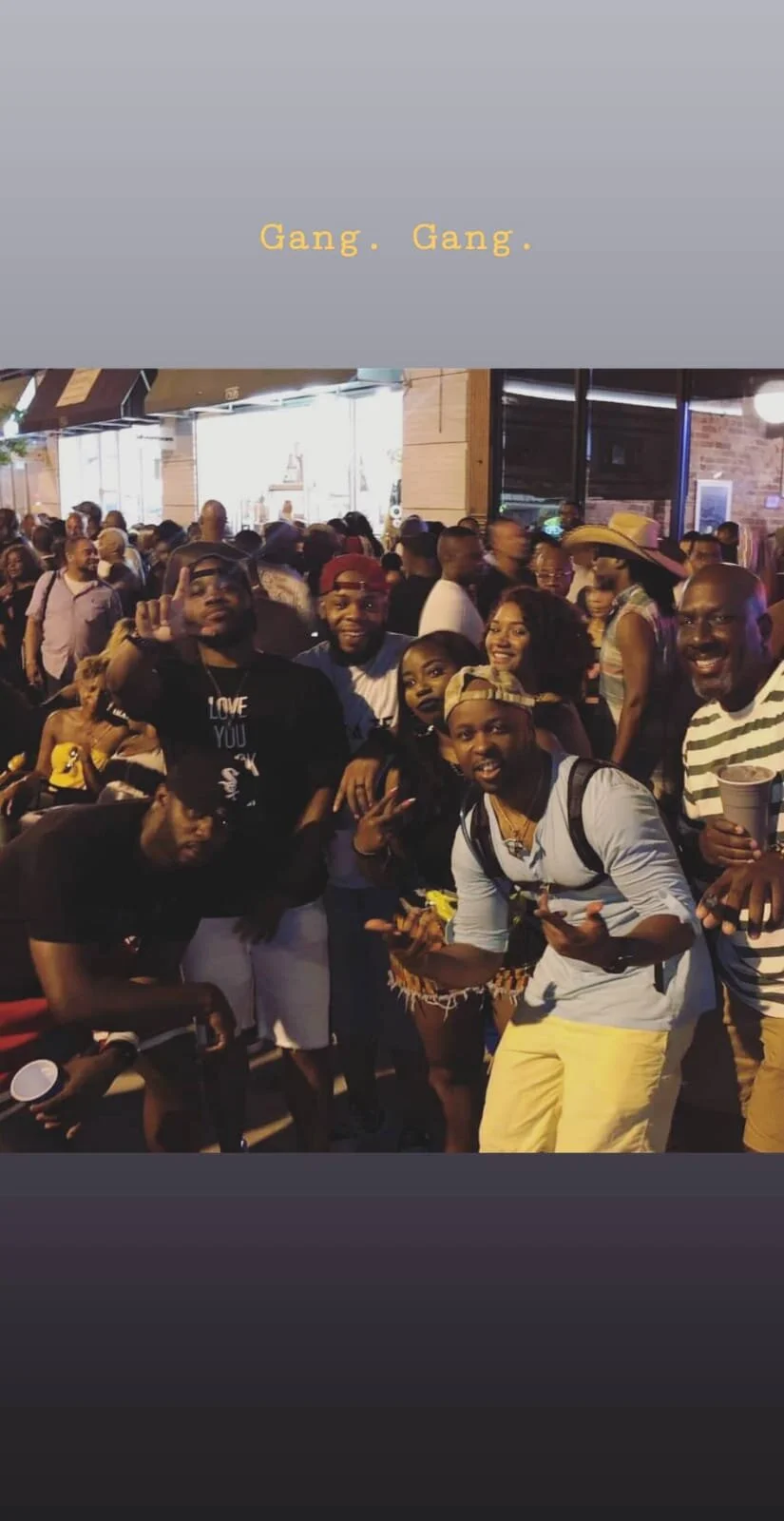 11. I kicked it at Silver Room block party