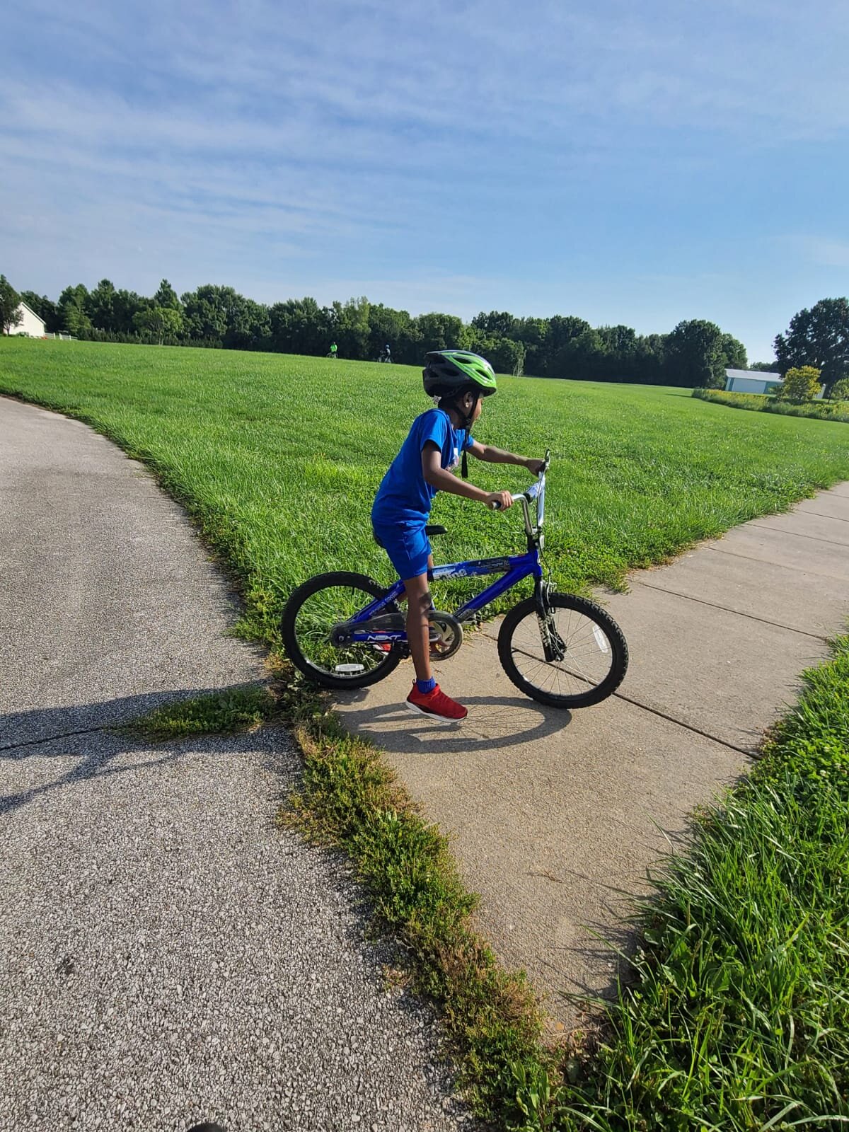  Rode bikes with my nephew and niece 