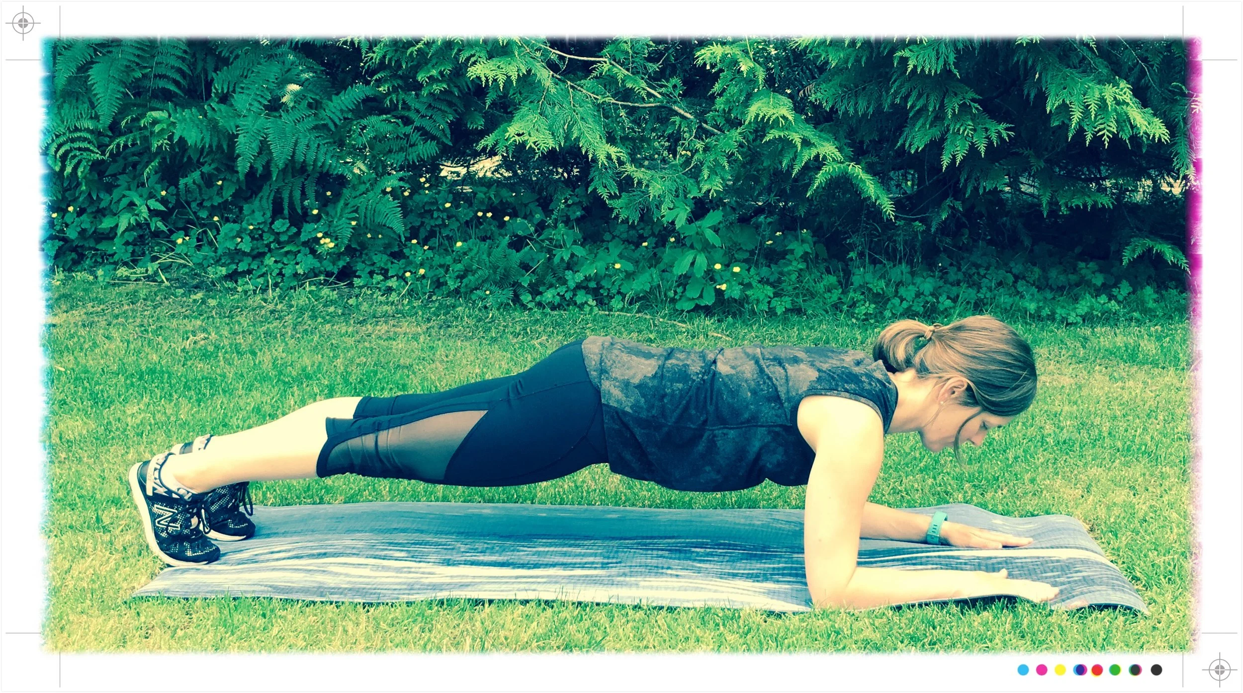 Plank. Because it’s a total body exercise that when done correctly, gets it ALL warmed up. 