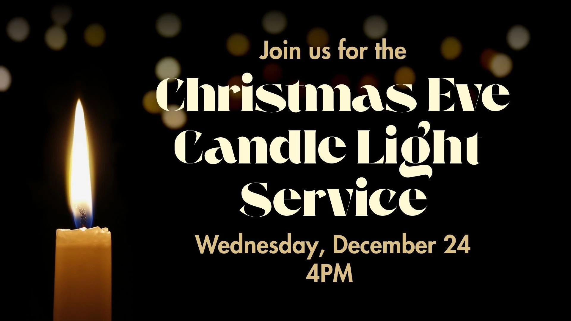 Christmas Eve Candle Light Service