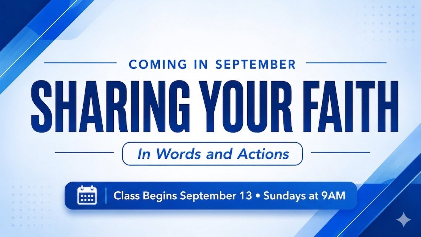 Class: "Sharing Your Faith"