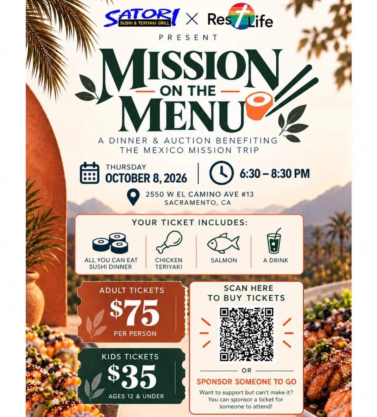 Mission's Fundraiser Dinner