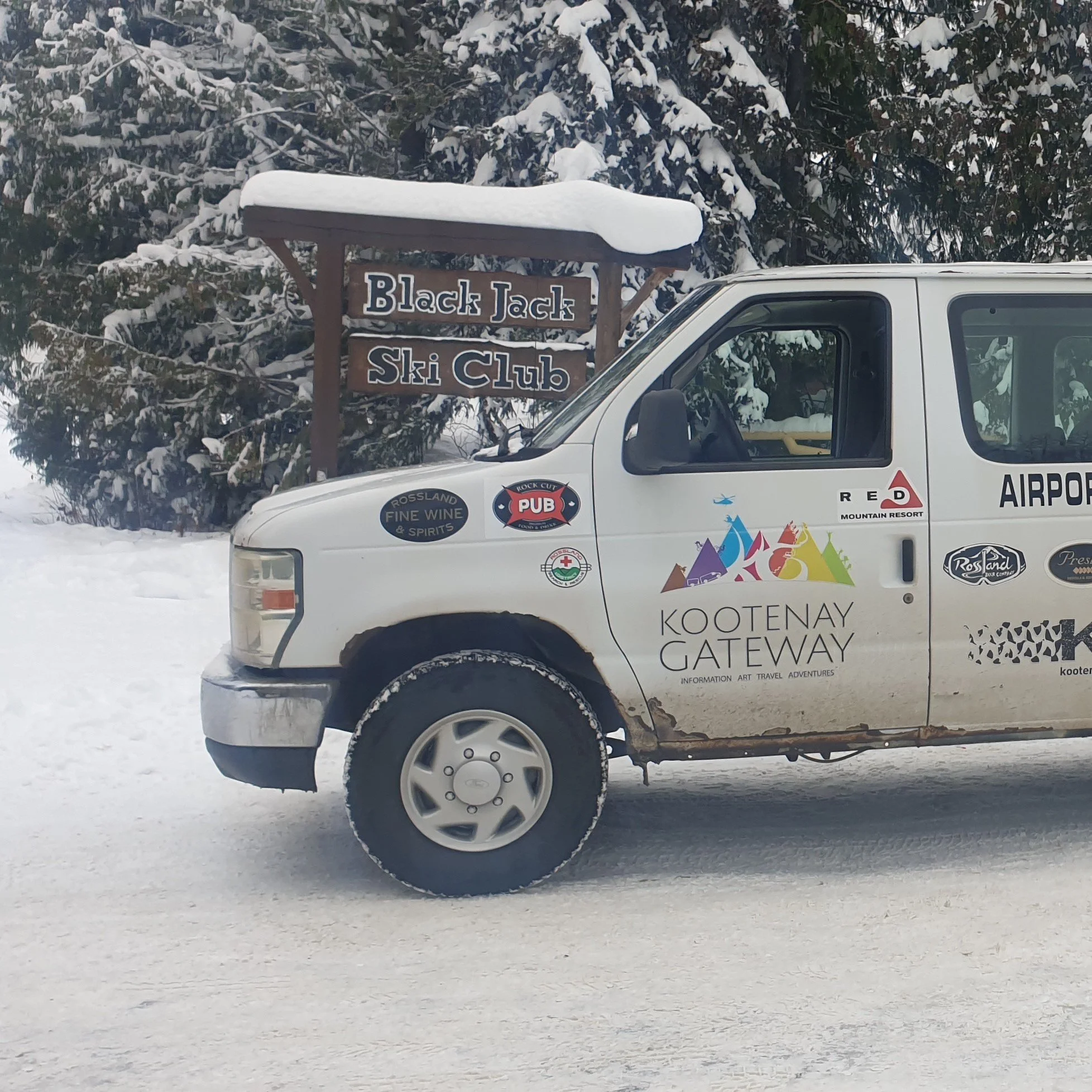 Take the Ski Bus to Black Jack