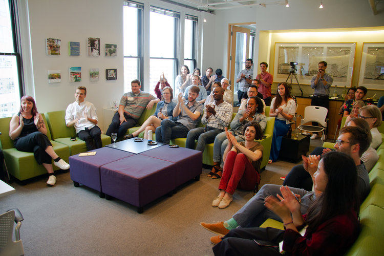 Our appreciative audience!