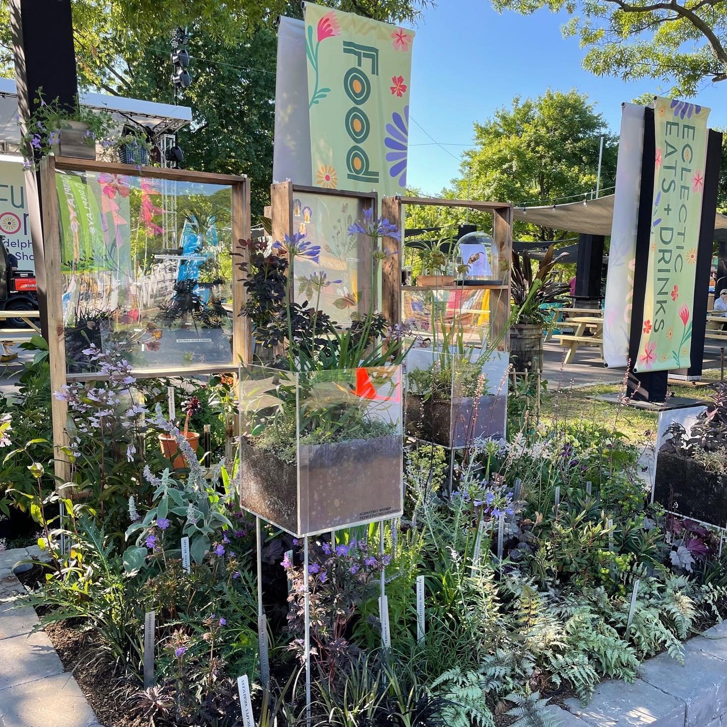 The EcoLab team has been hard at work preparing for this year's @phsgardening Flower Show!&nbsp;

Make sure you stop by our &quot;Garden of Curious Senses&quot; in the sensory garden area and look closely&nbsp;🔎&nbsp;at interesting plants and the di