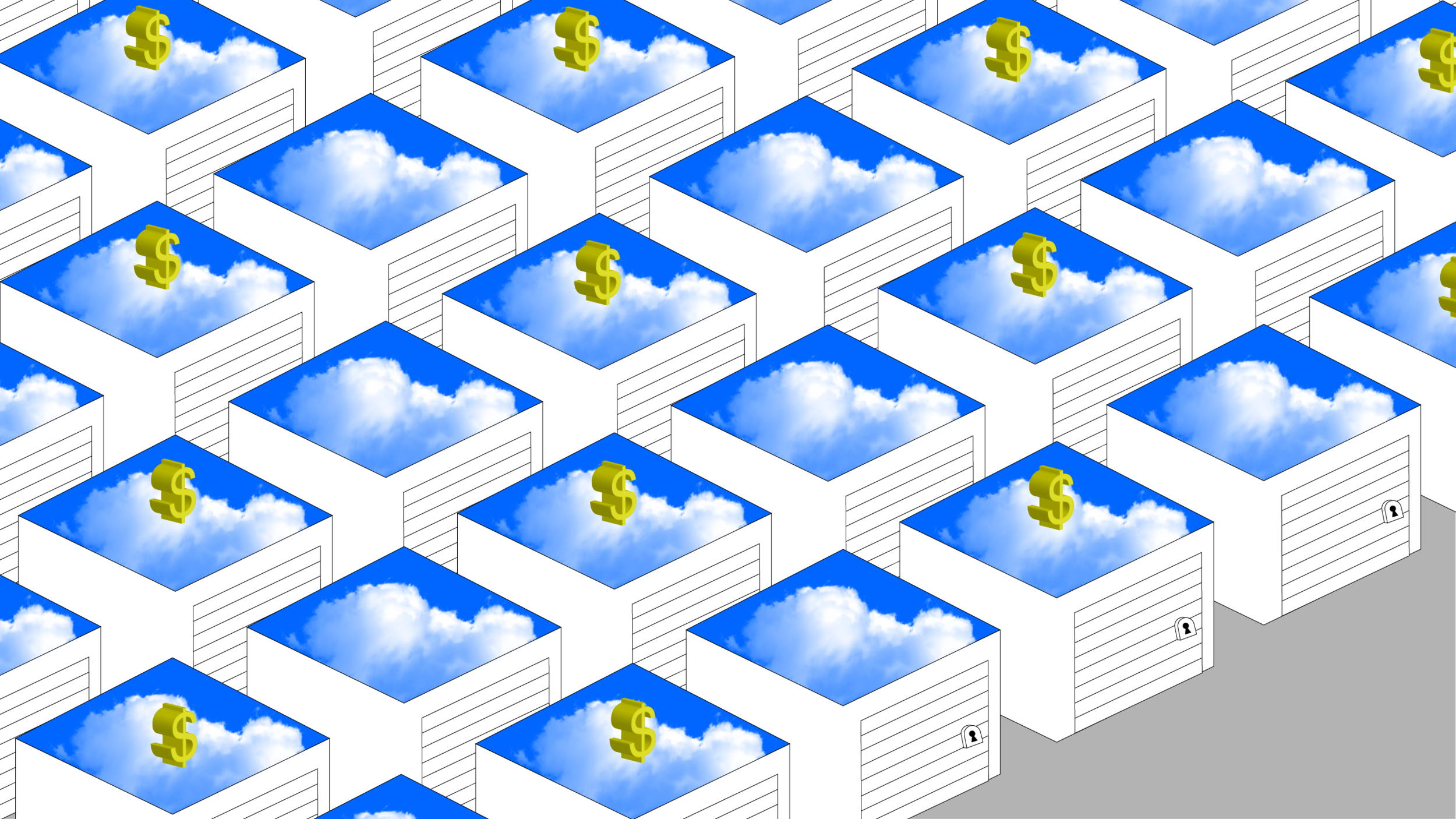Illustration for MIT Technology Review "Blockchain's Dot-Com Boom?