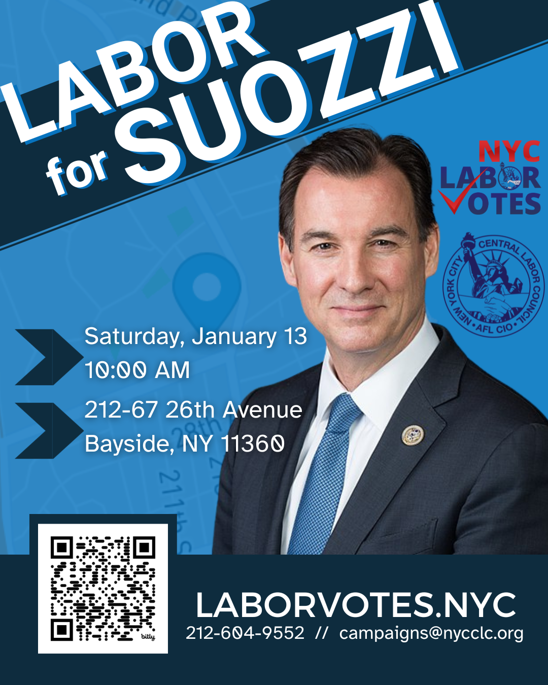 Labor Walk for Tom Suozzi