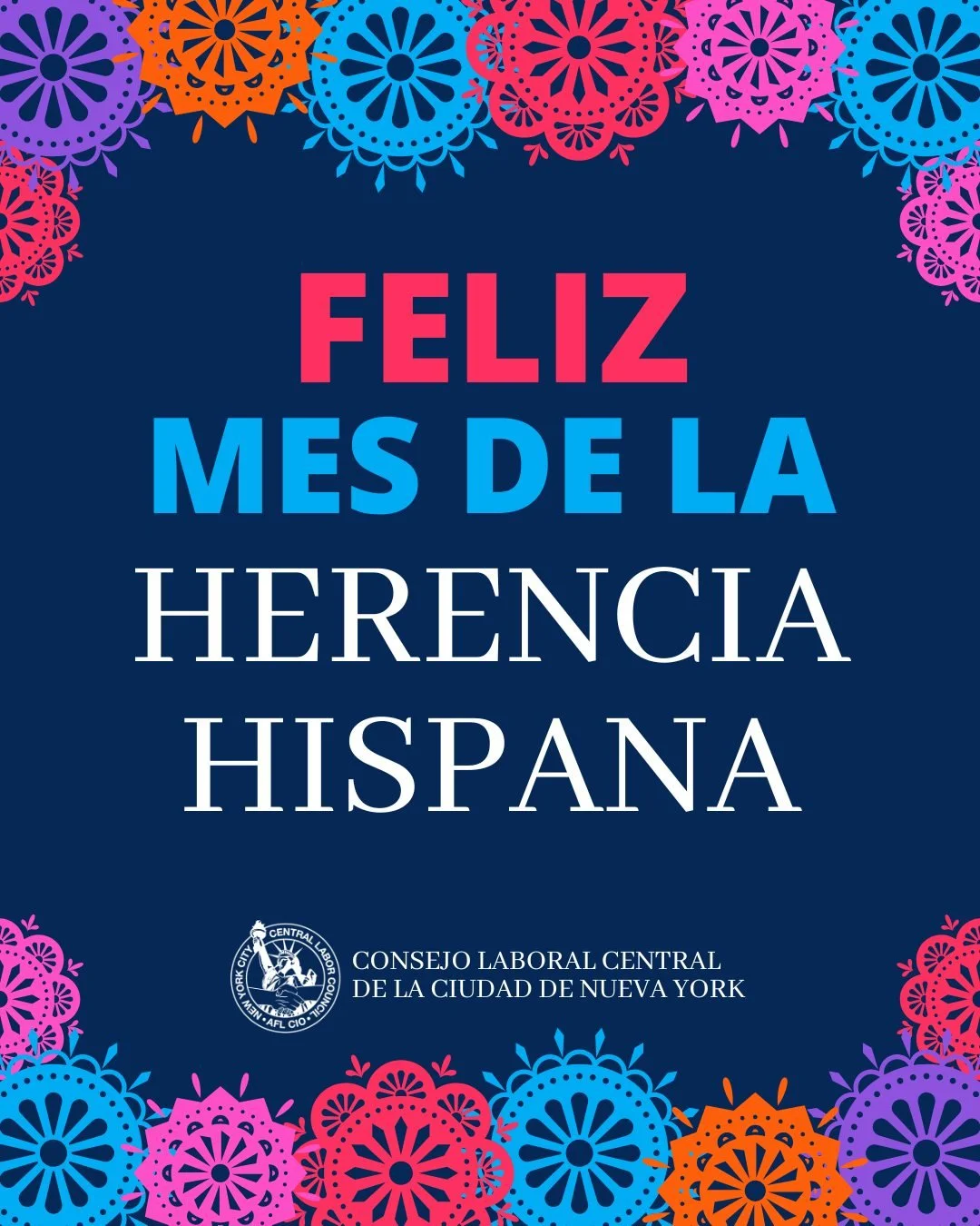 This Hispanic Heritage Month, we celebrate the rich heritage, culture, and contributions of Hispanic and Latino workers and communities. &iexcl;Viva la solidaridad!