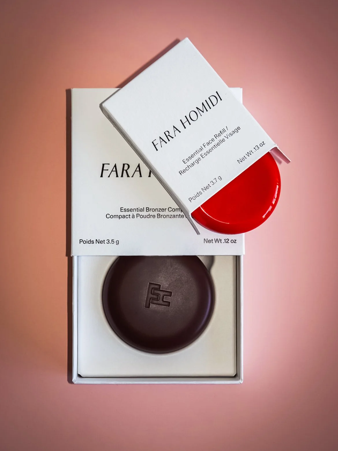 Fara Homidi Essential Bronzer Compact in Bois and Face Compact Review