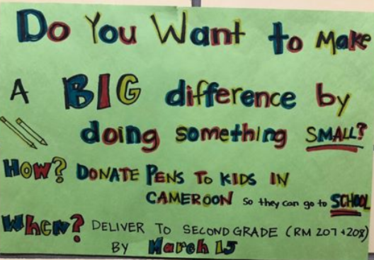 Second Grade Service Project