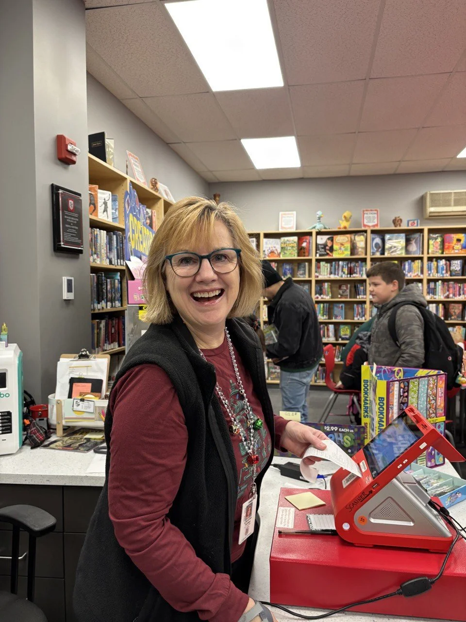 Thanks, Mrs. Turbes, for a successful Book Fair!