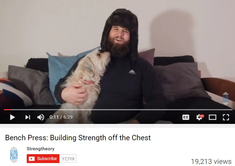 Greg Nuckols: intelligent fitness media with less tanning and more bearded & furry creatures. Please stop sending all those infomercial emails, though.
